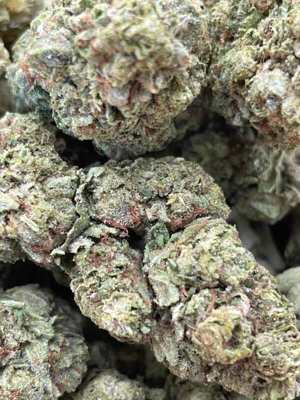 A close-up photo of ice cream cake cannabis flower